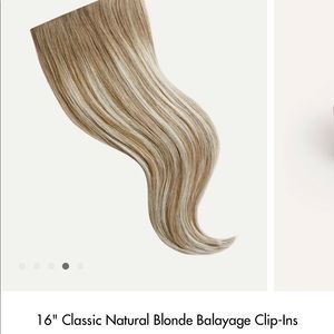 Luxy Hair 16” Natural blonde balayage extensions